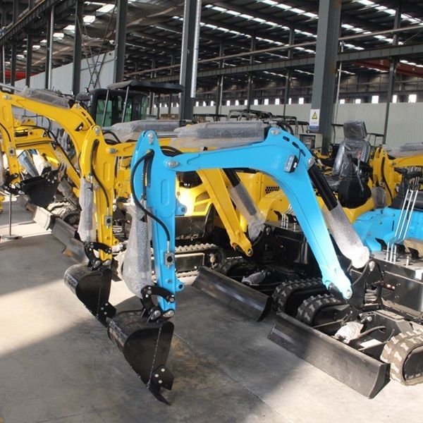 SGS Hydraulic Mini Excavator 1 Ton 3KM/H Walking Speed Small Digger Machine