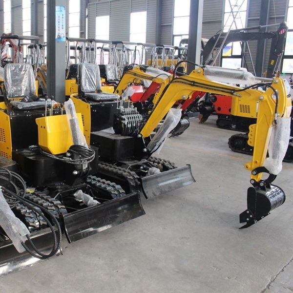 SGS Hydraulic Mini Excavator 1 Ton 3KM/H Walking Speed Small Digger Machine