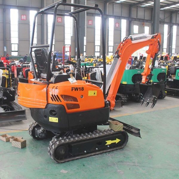 Kubota Engine Compact Mini  1.7 T Excavator EPA With Side Swing Function