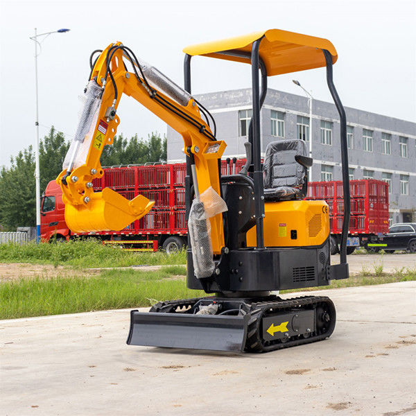 Ramming 1.8 T Excavator Grab Towable Mini Backhoe Loader 2580mm Digging Height