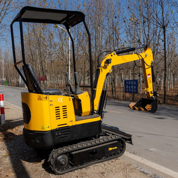 EPA 1,8-Tonnen-Bagger-Installationsbagger Rad-Minibagger auf Rädern
