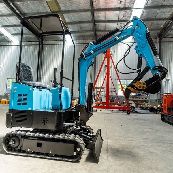 Ekskavator Silinder Lengan 1,2 Ton Lebar Keseluruhan Ekskavator Rumah Tangga Kecil 1550mm