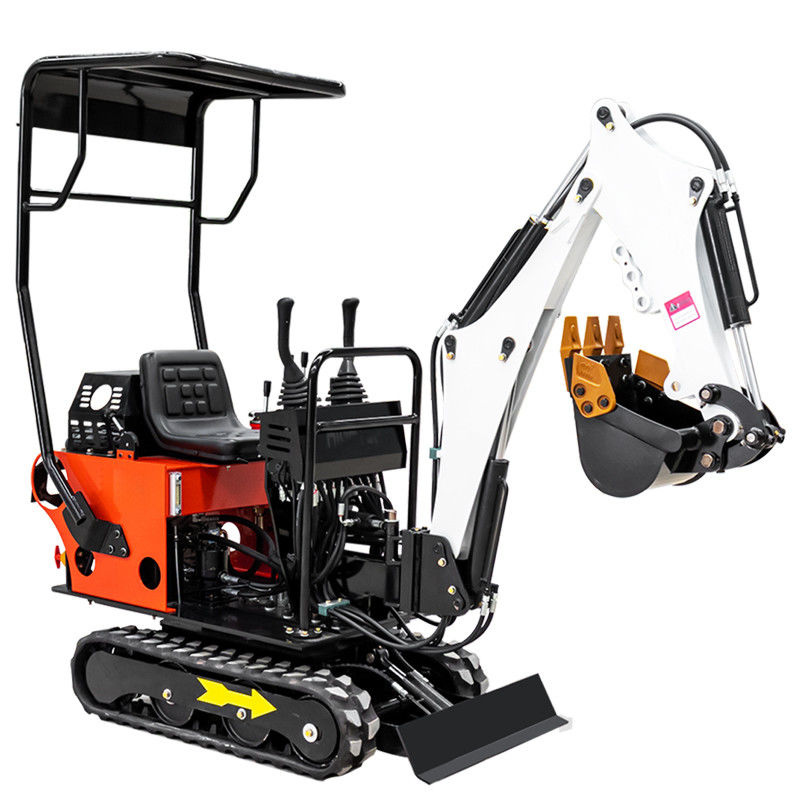Small Farm Home Crawler Excavator Digger Machine 0.8 T Small Mini Excavator
