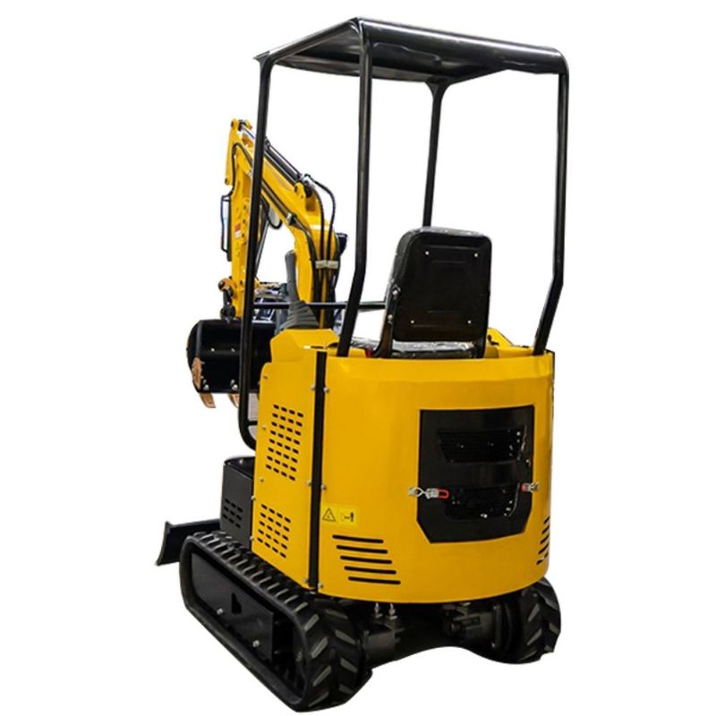 1.5 Tonne Rubber Track Mini Excavator With CE Certificate Low Fuel Consumption