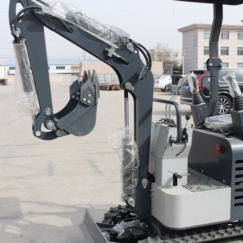 1000KG / 2205LBS Operating Weight Mini Digger Excavator Support Mechanical And Hydraulic Version