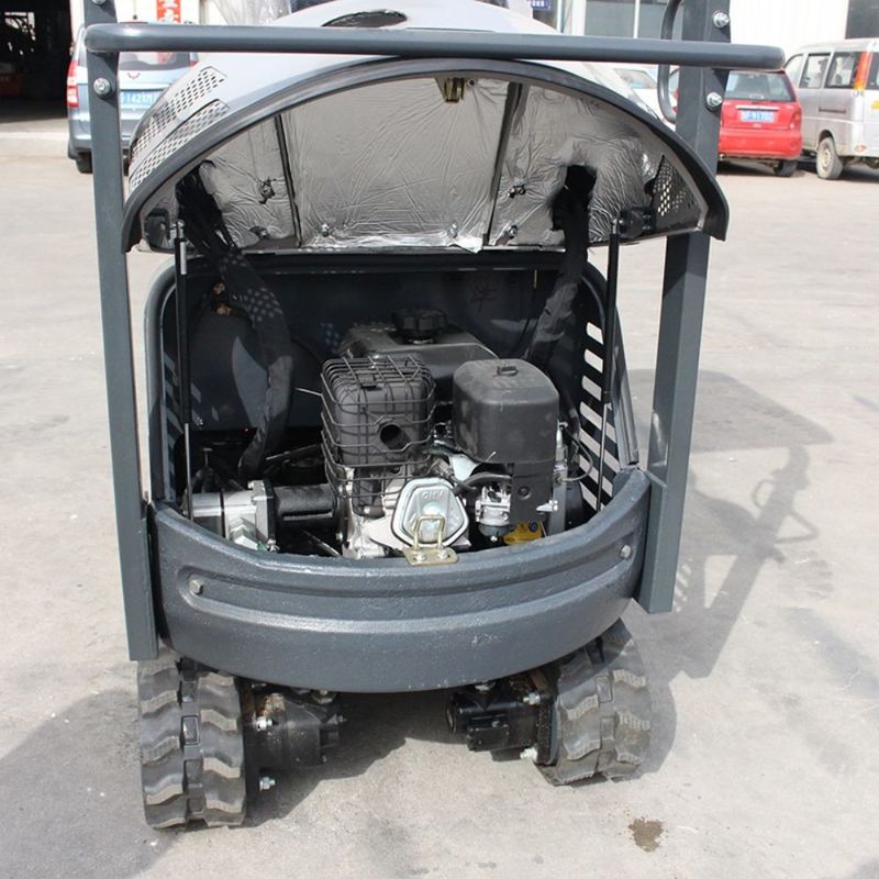 1000KG / 2205LBS Operating Weight Mini Digger Excavator Support Mechanical And Hydraulic Version