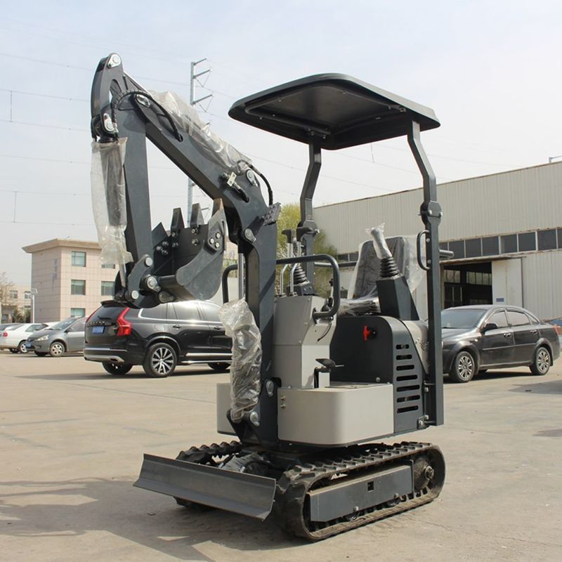 Mini-Grabmaschine 1 Tonne Mini-Grabmaschine Gusseisen 50KG Gegengewicht & Eimer