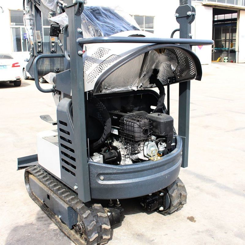 Mini-Grabmaschine 1 Tonne Mini-Grabmaschine Gusseisen 50KG Gegengewicht & Eimer